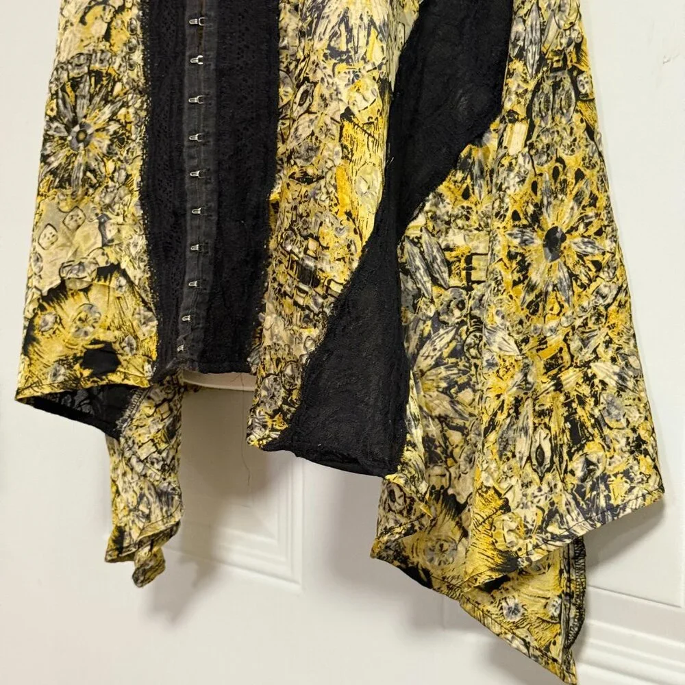 Allen‎ B. by Allen B. Shwartz Blouse SZ Small Whimsigoth Fairy Asymmetrical - Picture 7 of 12